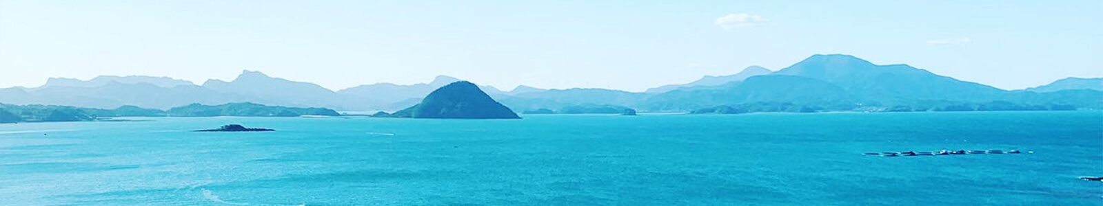 カフェから見える海